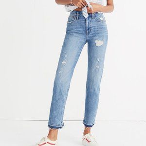 Madewell Classic Straight Jean Destructed Edition